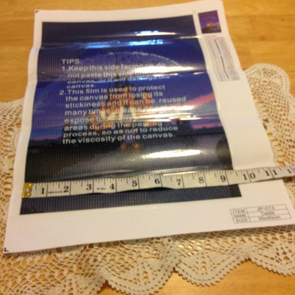 Diamond Painting Kit of Castle, new item - Picture 4 of 10